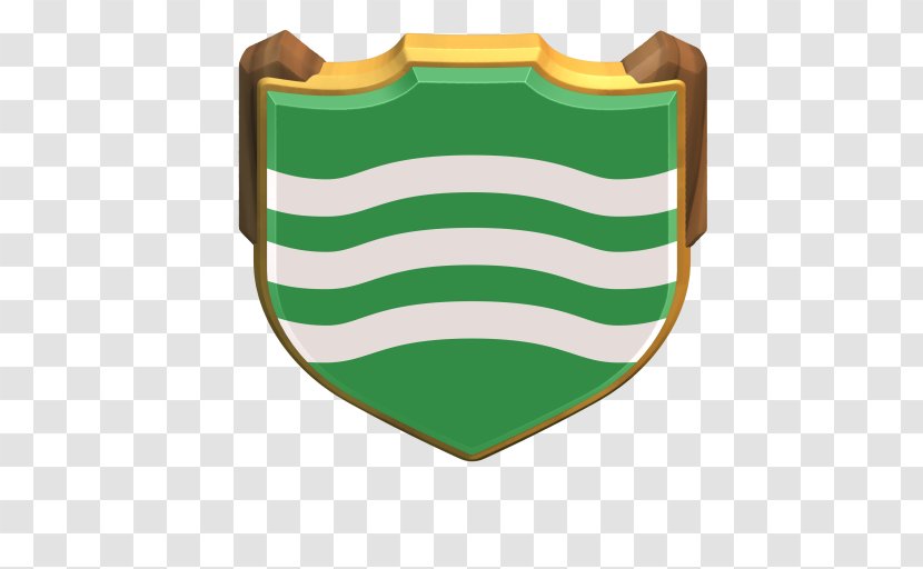 Clash Of Clans Royale Shield Supercell Coat Arms - Green Transparent PNG