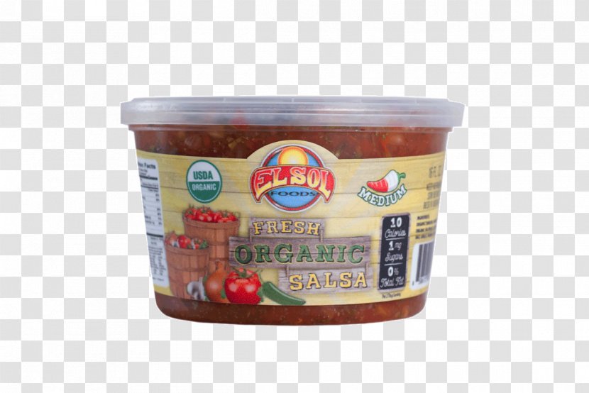 Organic Food Salsa Sauce Flavor - El Sol Foods Transparent PNG
