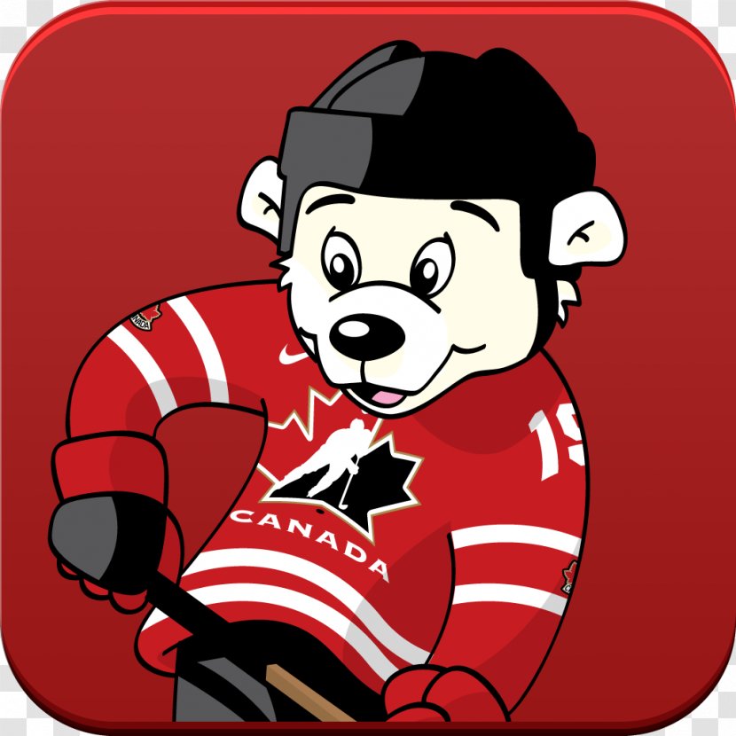 Canada Men's National Ice Hockey Team Santa Claus Cartoon - Flower Transparent PNG