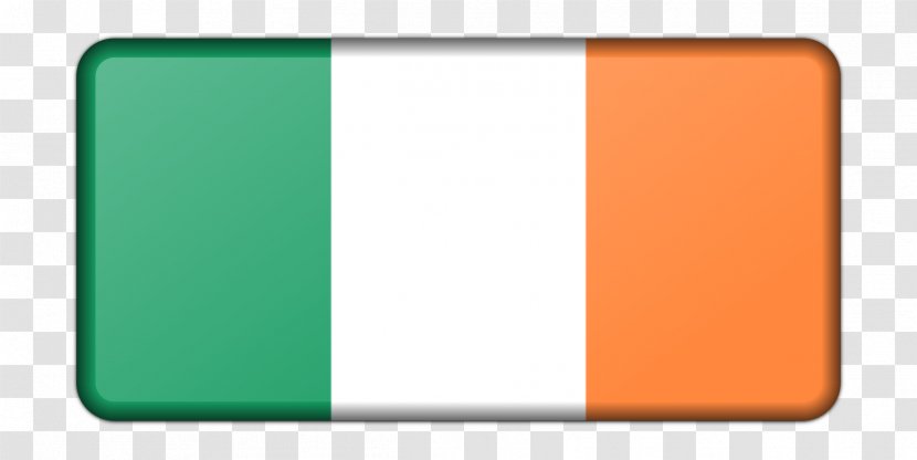 Flag Of Ireland Emoji Italy - Green Transparent PNG