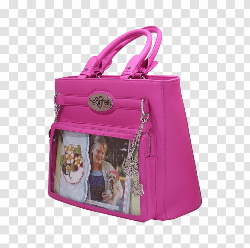 Handbag Heart - Magenta - Bag Transparent PNG