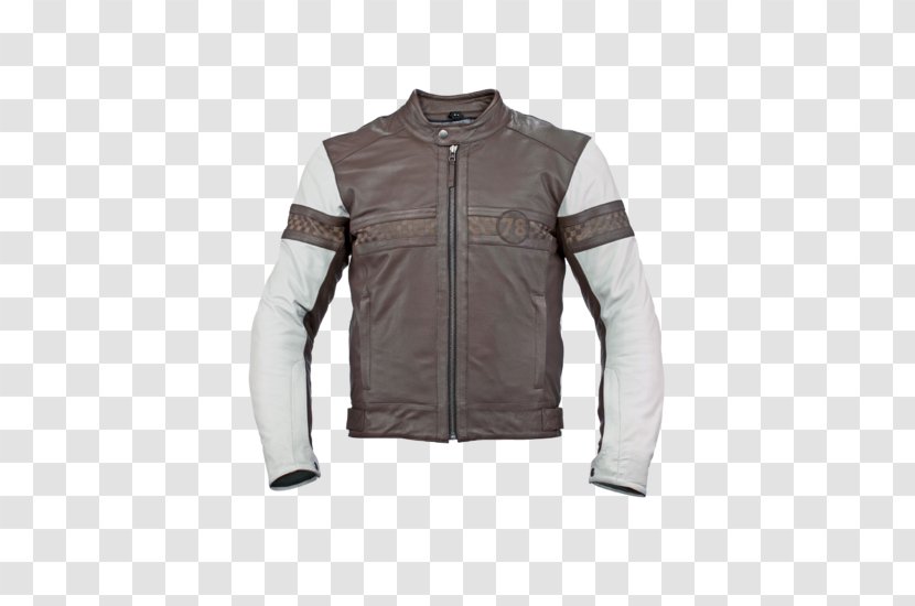 Leather Jacket Vintage Lining - Polyester - Moto Transparent PNG