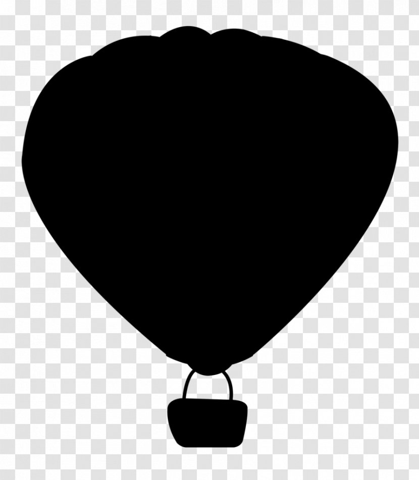 Hot Air Balloon Image Vector Graphics Silhouette - Blackandwhite - Logo Transparent PNG