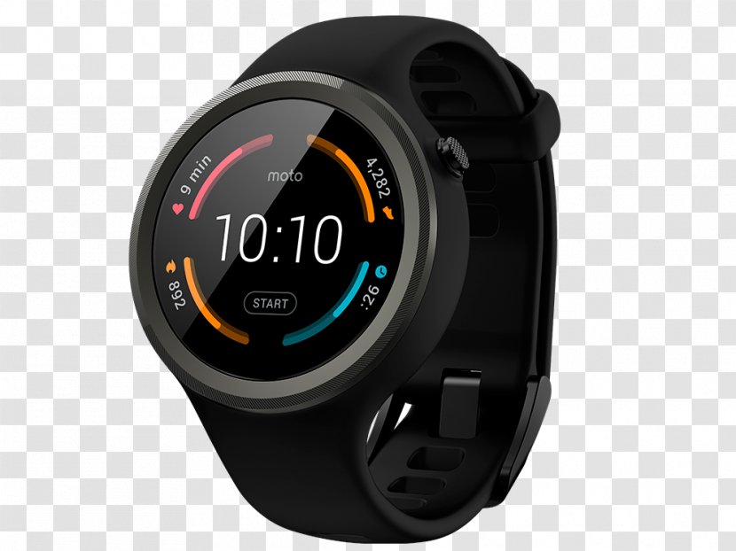 Smartwatch Moto 360 (2nd Generation) Motorola Sport Mobility - Brand - Watch Transparent PNG