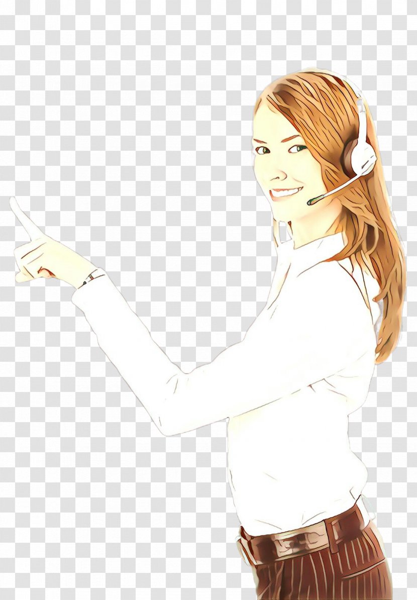 White Hair Arm Cartoon Skin - Joint - Neck Transparent PNG