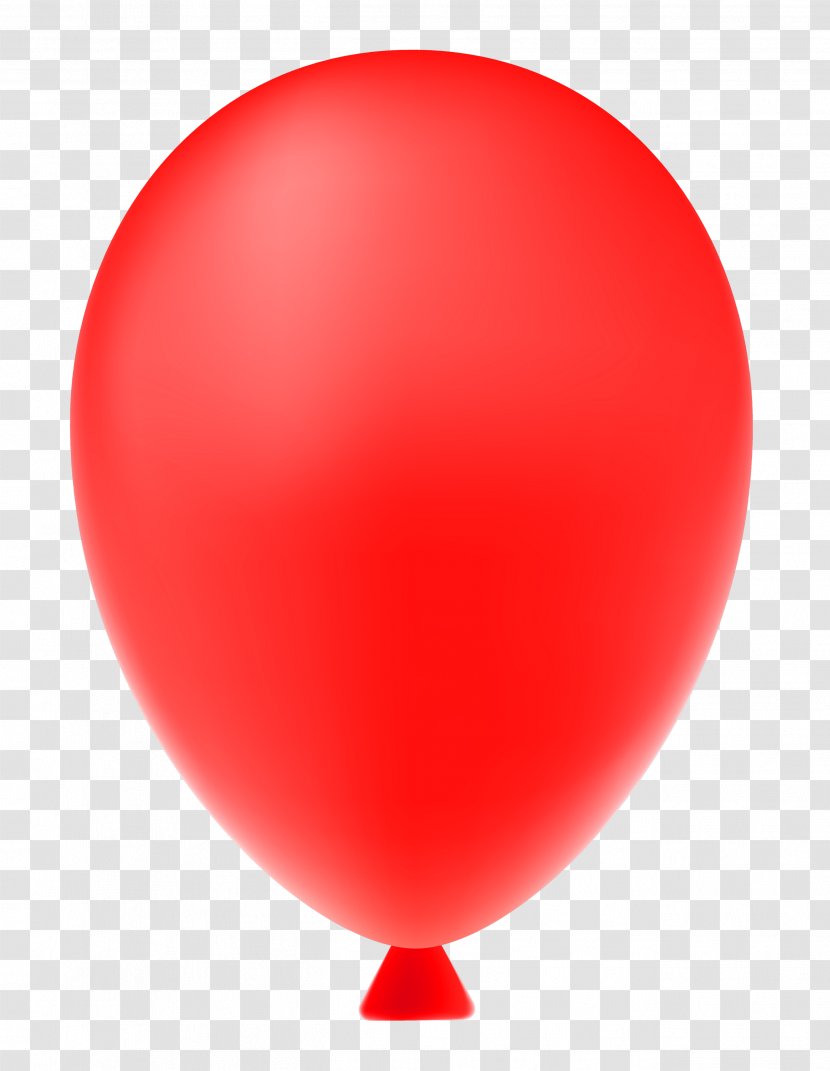 Balloon Clip Art - Heart - Red Transparent PNG