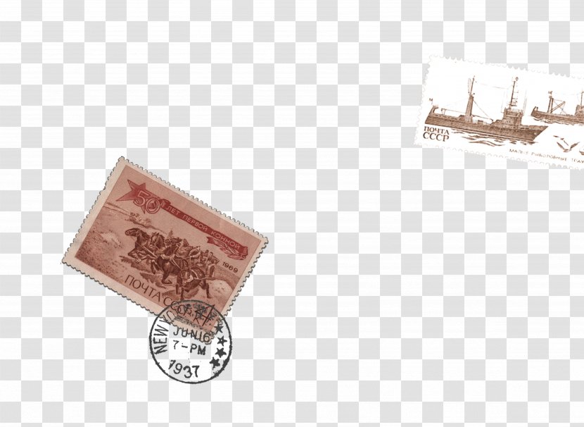 Postage Stamp Rubber Seal - Watermark - Stamps Transparent PNG