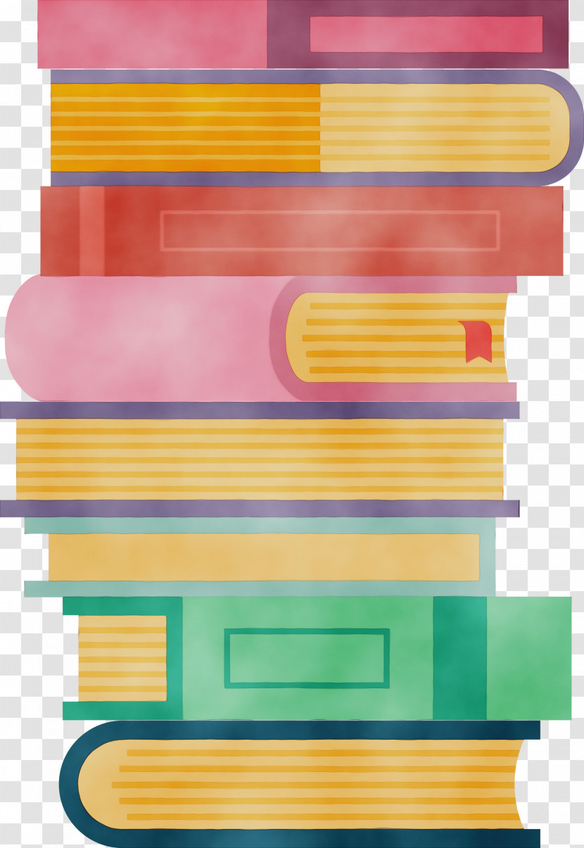 Paper Yellow Line Meter Shelf Transparent PNG