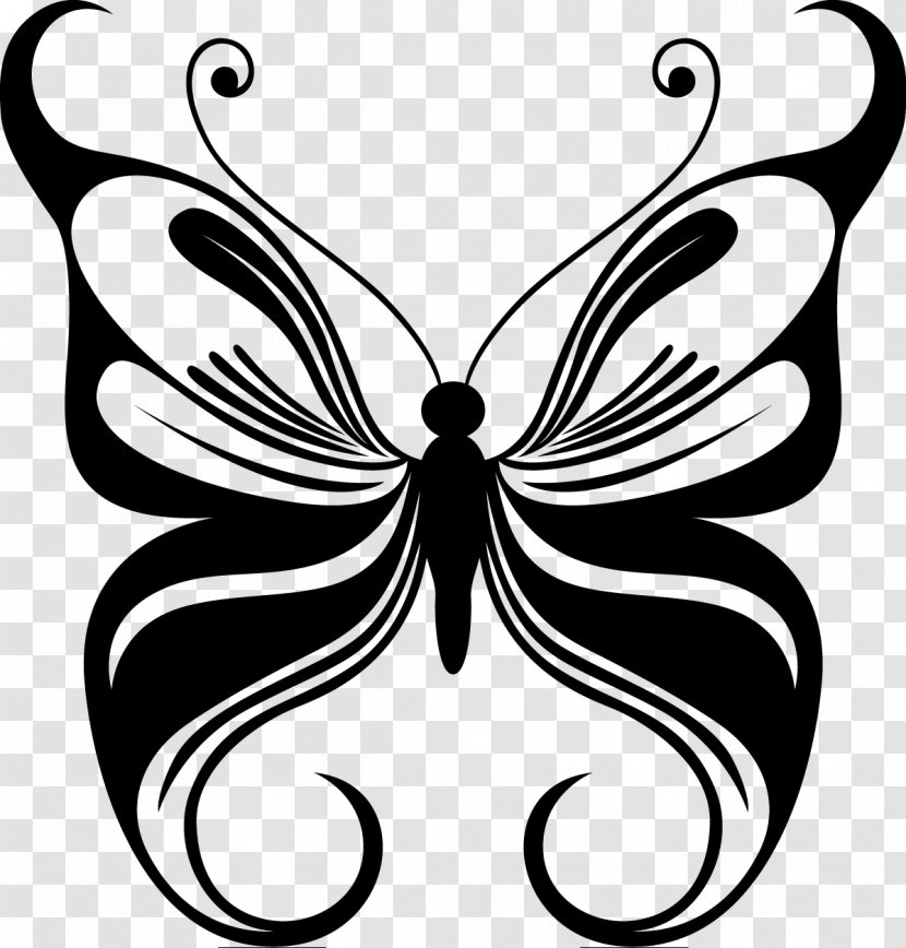 Nymphalidae Butterfly Royalty-free Clip Art - Wing - Ink Transparent PNG