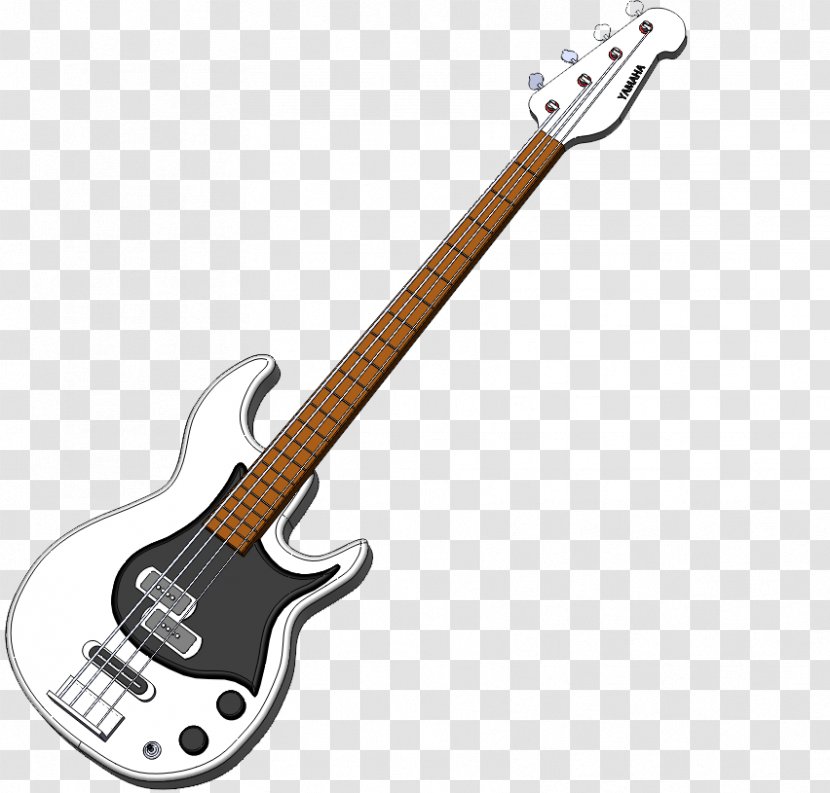 Bass Guitar Clip Art - Cartoon - Clipart Transparent PNG