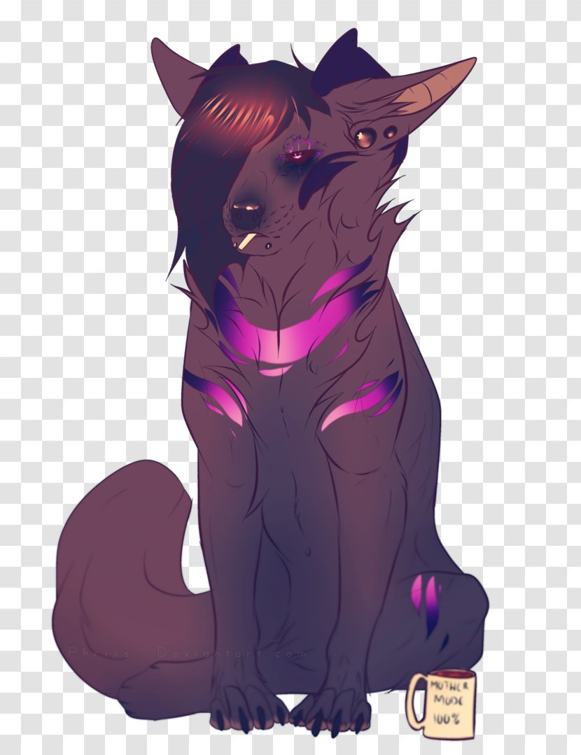 Cat Dog DeviantArt - Violet Transparent PNG