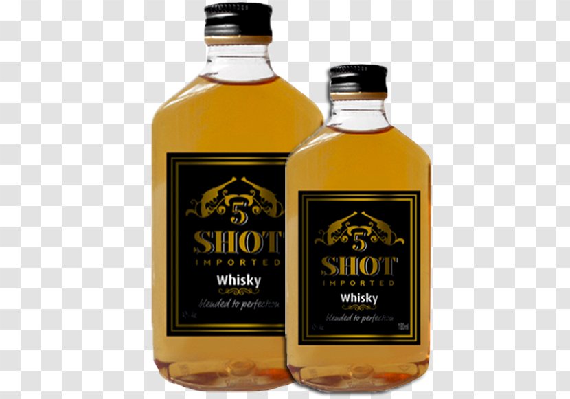 Scotch Whisky Glass Bottle Liqueur - Flask Transparent PNG