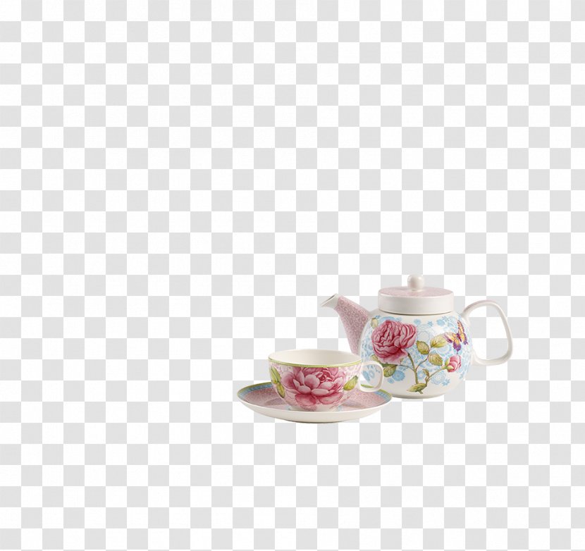 Saucer Tableware Teacup Mug Coffee Cup - Tea Set - Cottage Transparent PNG