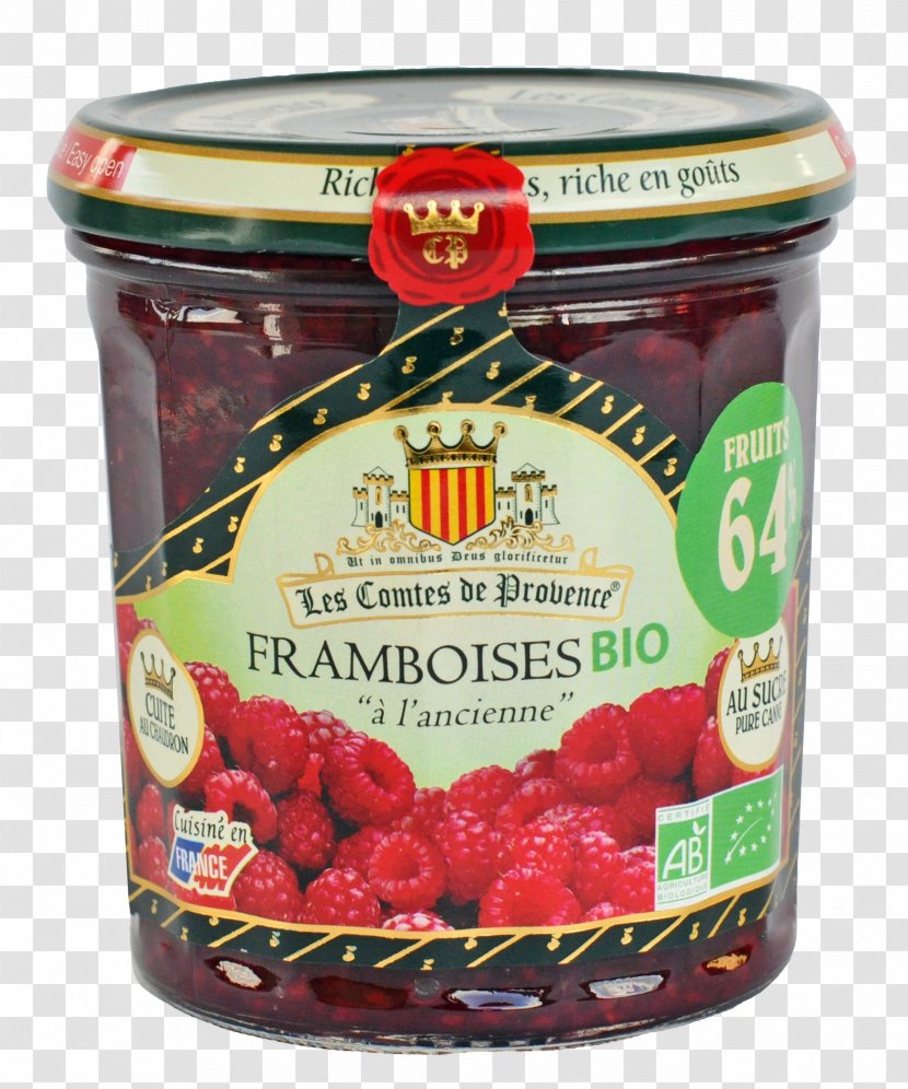 Organic Food Cranberry Jam Confit Raspberry - Fruit Preserve Transparent PNG