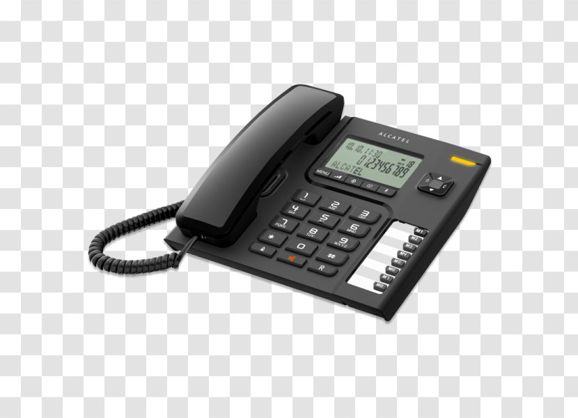 Alcatel T26 Telefone Fixo Preto Mobile Home & Business Phones Telephone - Technology - System Transparent PNG