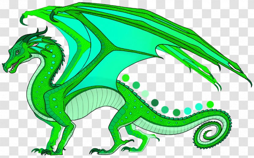 Wings Of Fire The Hidden Kingdom Darkstalker Color Light - Sky Blue - Green Transparent PNG