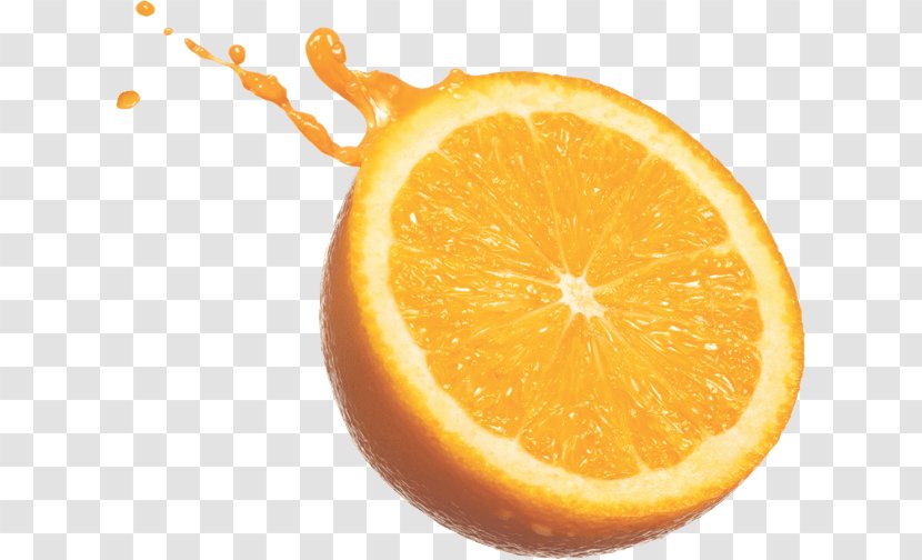 Tangelo Rangpur Mandarin Orange Juice Vegetarian Cuisine - Splash Transparent PNG