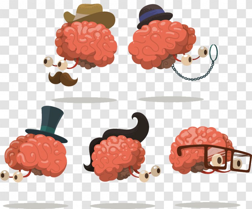 Brain Cartoon Euclidean Vector Clip Art Transparent PNG