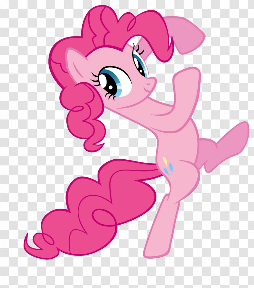Pinkie Pie Rainbow Dash Horse Pony Magenta - Cartoon Transparent PNG