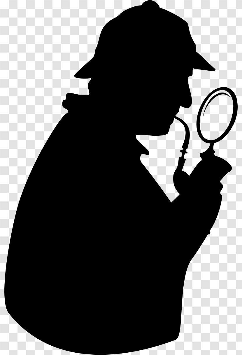 Detective Magnifying Glass Sherlock Holmes Clip Art - Magnifier And Tooth Vector Transparent PNG