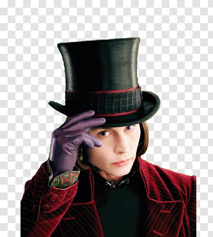 The Willy Wonka Candy Company Charlie And Chocolate Factory Bucket YouTube - Johnny Depp Transparent PNG