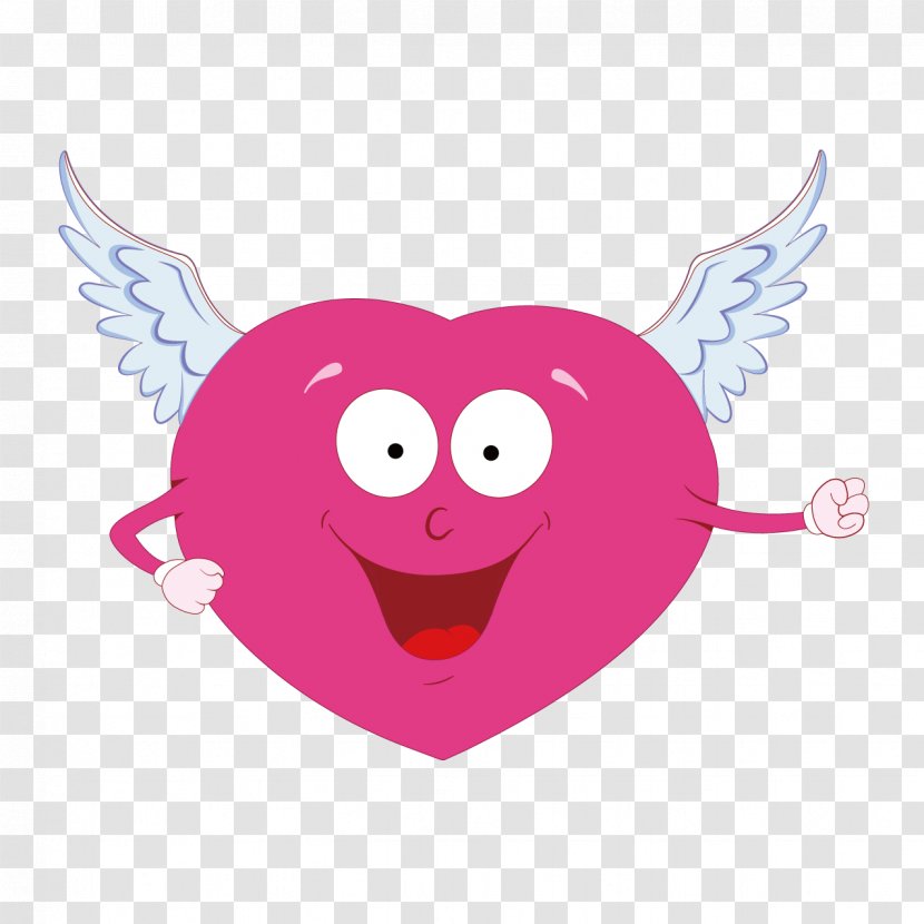 Cupid Valentines Day Heart Clip Art - Watercolor - Cartoon Love Angel Transparent PNG