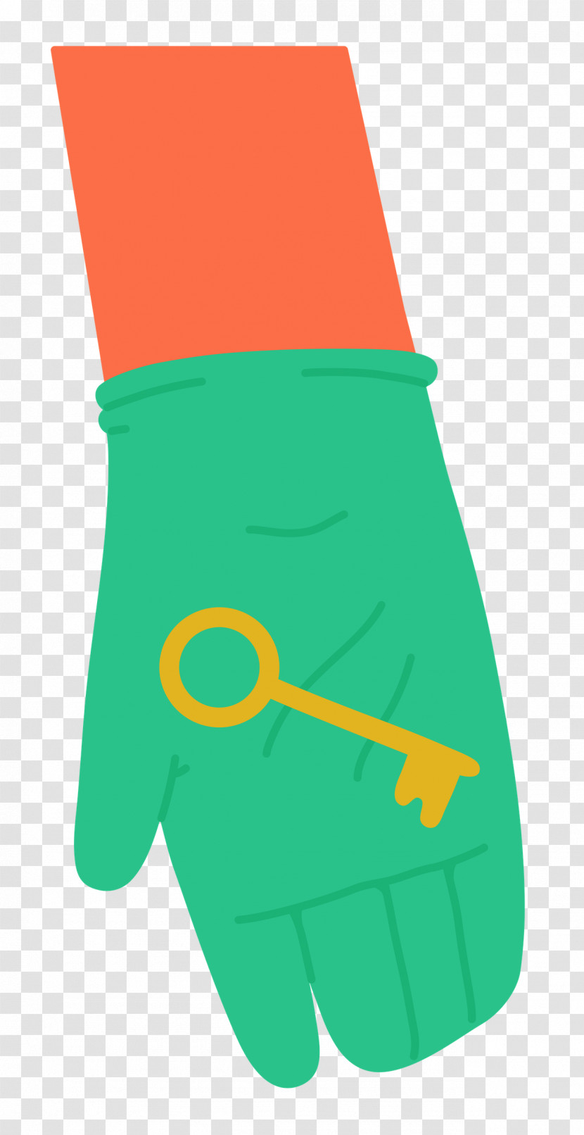 Hand Giving Key Transparent PNG