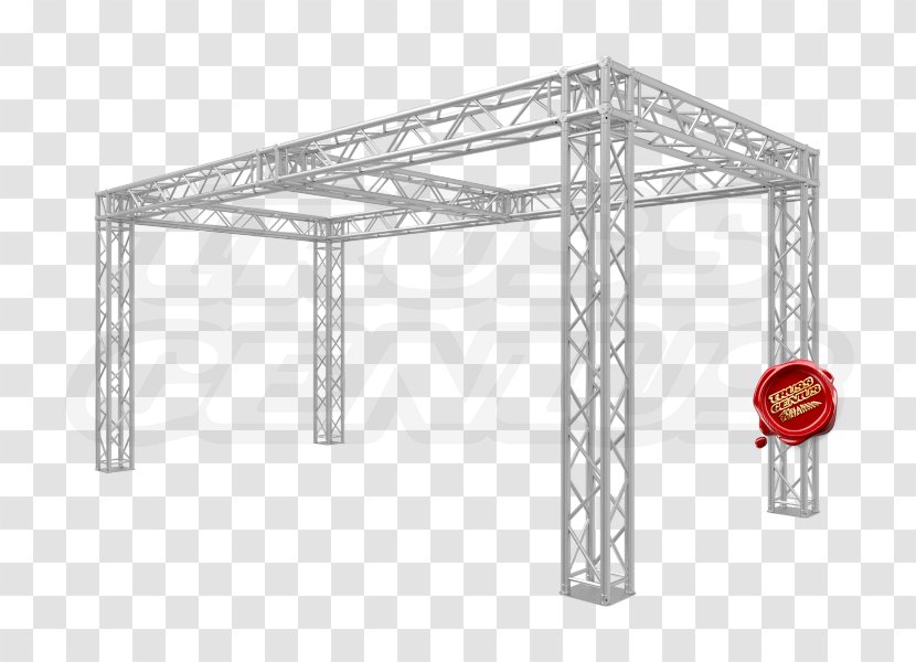Trade Show Display Steel Truss Structure Banner - Aluminium Transparent PNG
