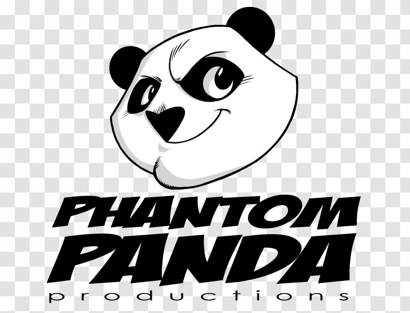 Bear Giant Panda Logo Graphic Design Cat - Black Transparent PNG