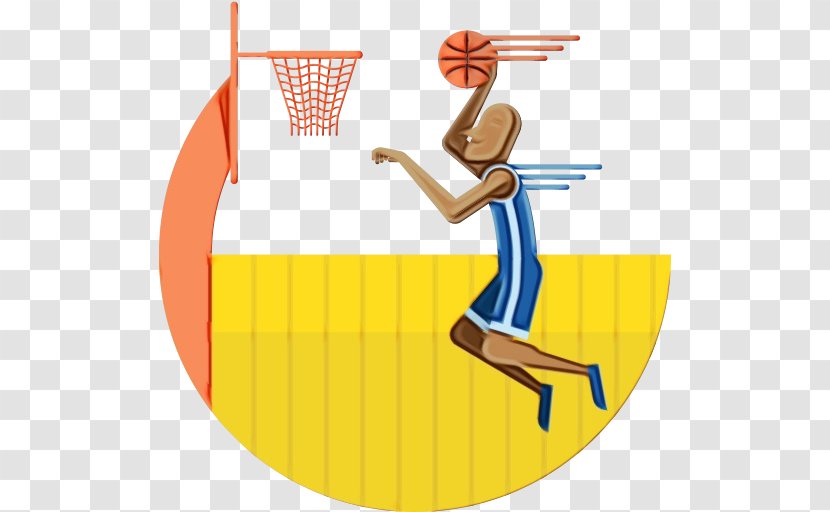 Basketball Hoop Background - Paint - Moves Elbow Transparent PNG