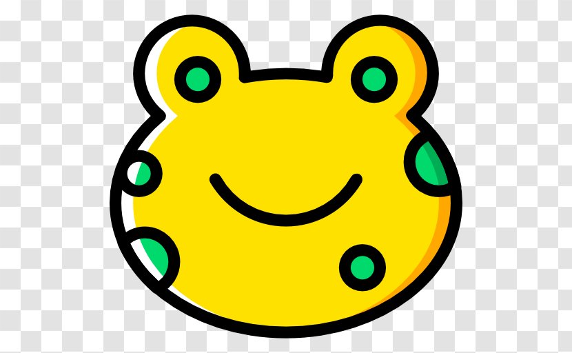 Frog Smiley Text Messaging Clip Art - Yellow Transparent PNG