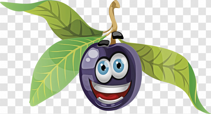 Cartoon Leaf Purple Fruit Science Transparent PNG