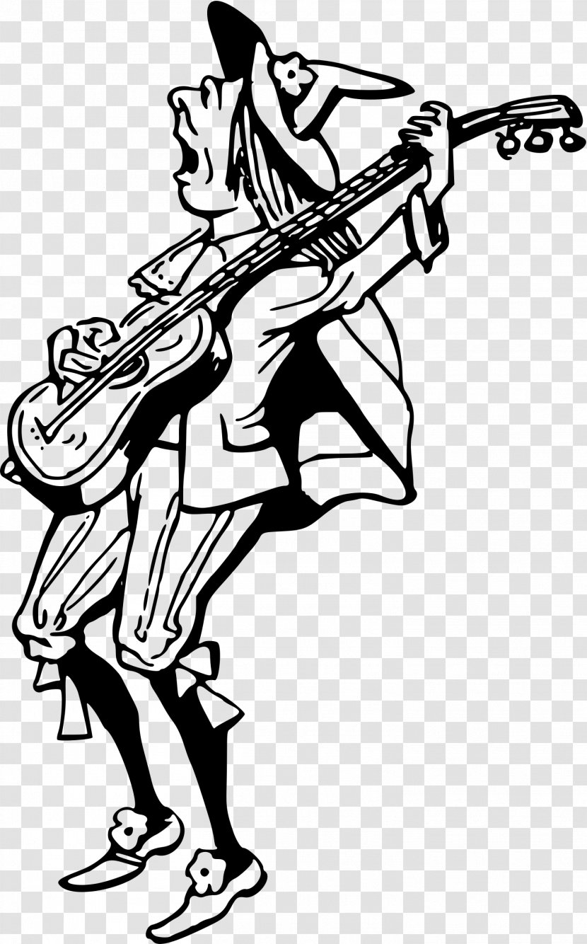 Drawing Clip Art - Guitar - Guitarist Transparent PNG