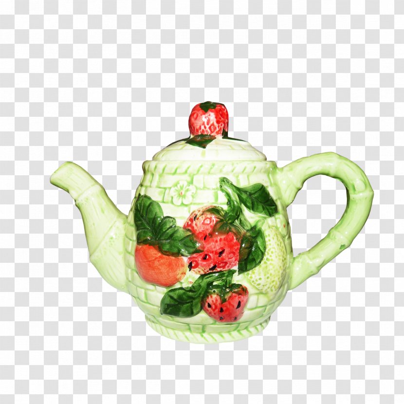 Strawberry Porcelain Blog Clip Art - Cup - Kettle Transparent PNG