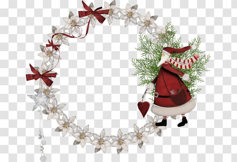 Christmas Ornament Santa Claus Clip Art - Pine Family Transparent PNG