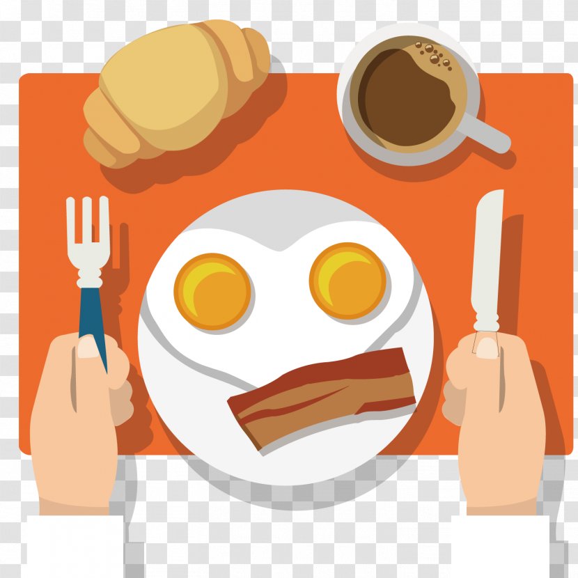 Coffee Full Breakfast Elements Of Taste: Understanding What We Like And Why Fried Egg - Cuisine - Flat Transparent PNG