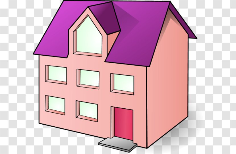 House Free Content Clip Art - Pink Cliparts Transparent PNG