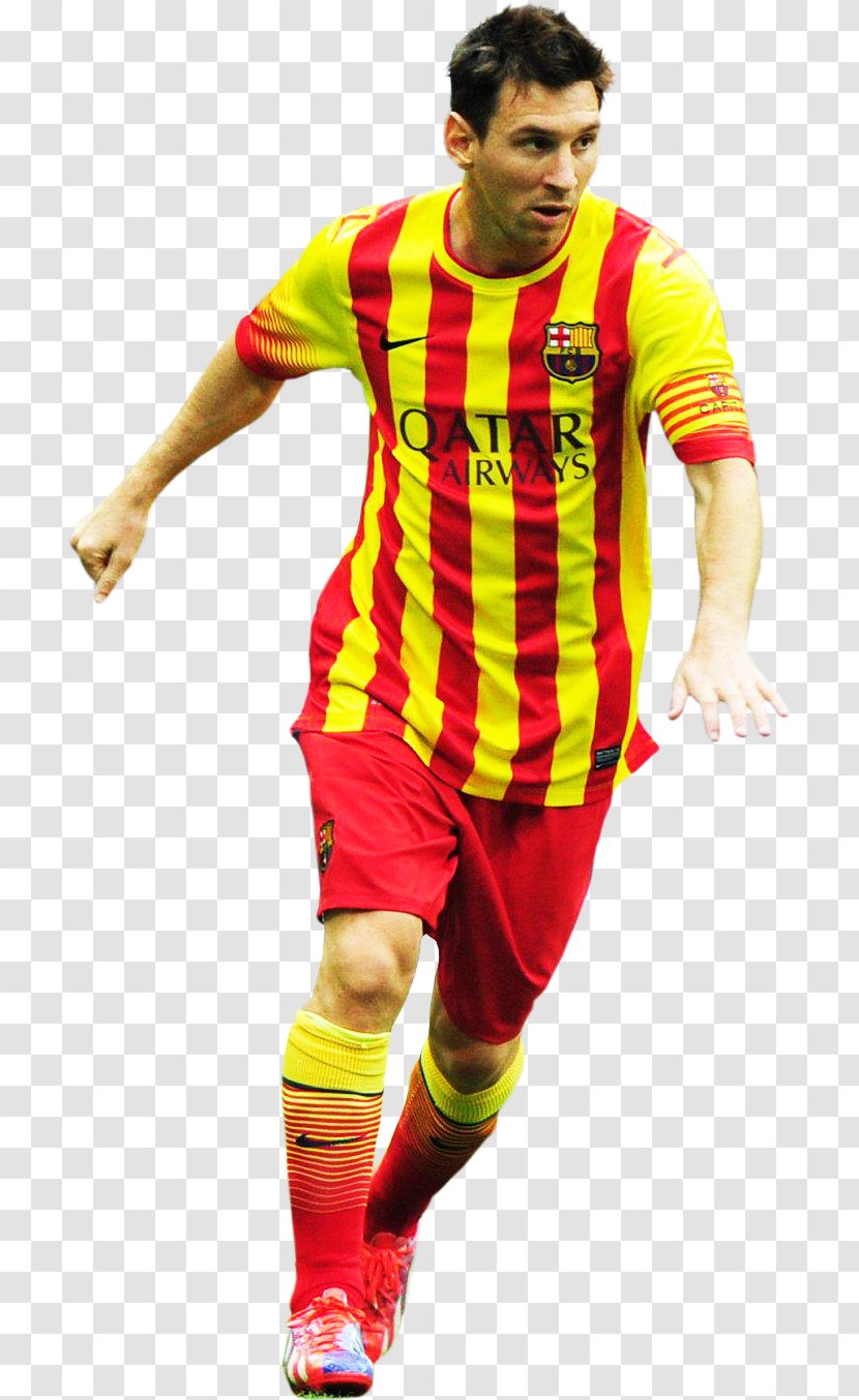 Lionel Messi Jersey FC Barcelona T-shirt Football - Sportswear Transparent PNG