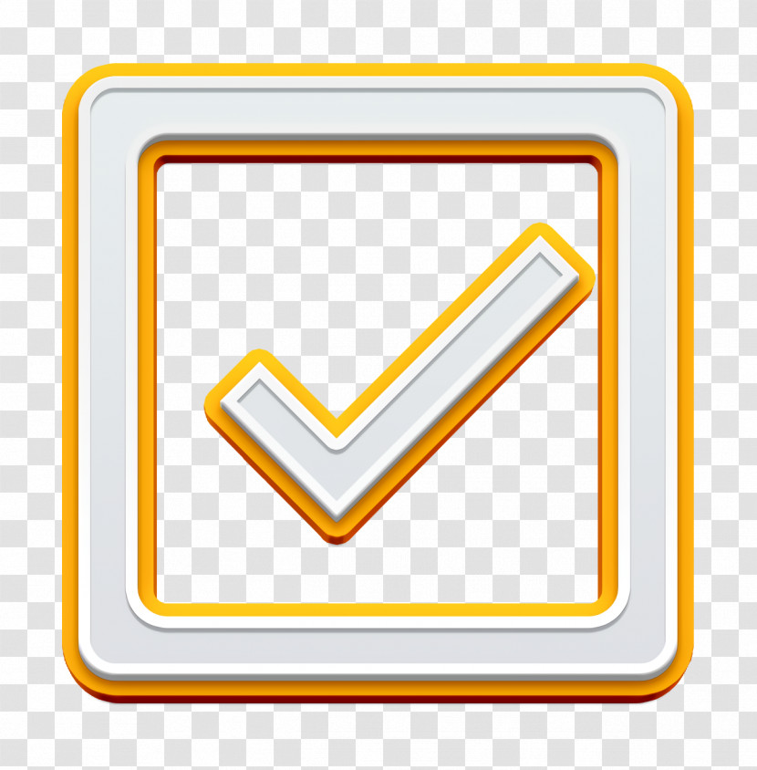 Icon Check Sign Button Icon Consent Icon Transparent PNG