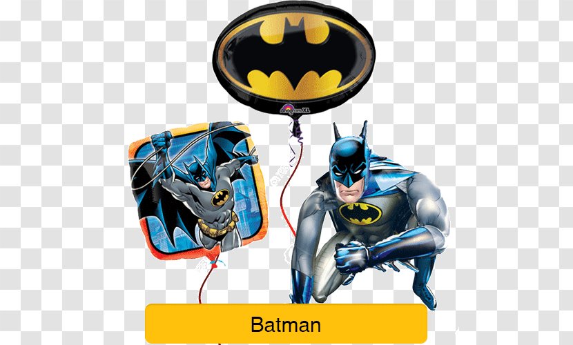 Batman Balloon Superhero Party Birthday - Gas Transparent PNG