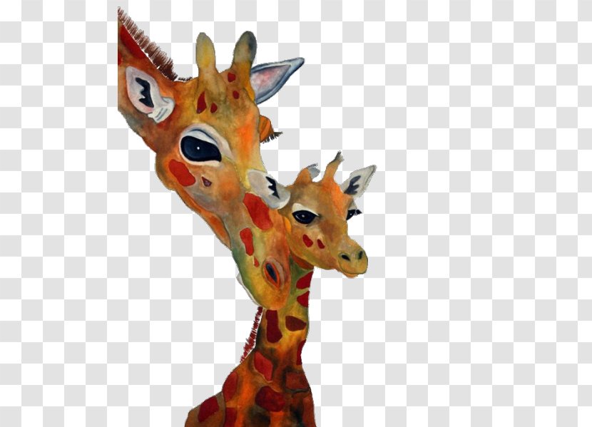 Northern Giraffe Reticulated Animal Drawing Deer - Figure Transparent PNG