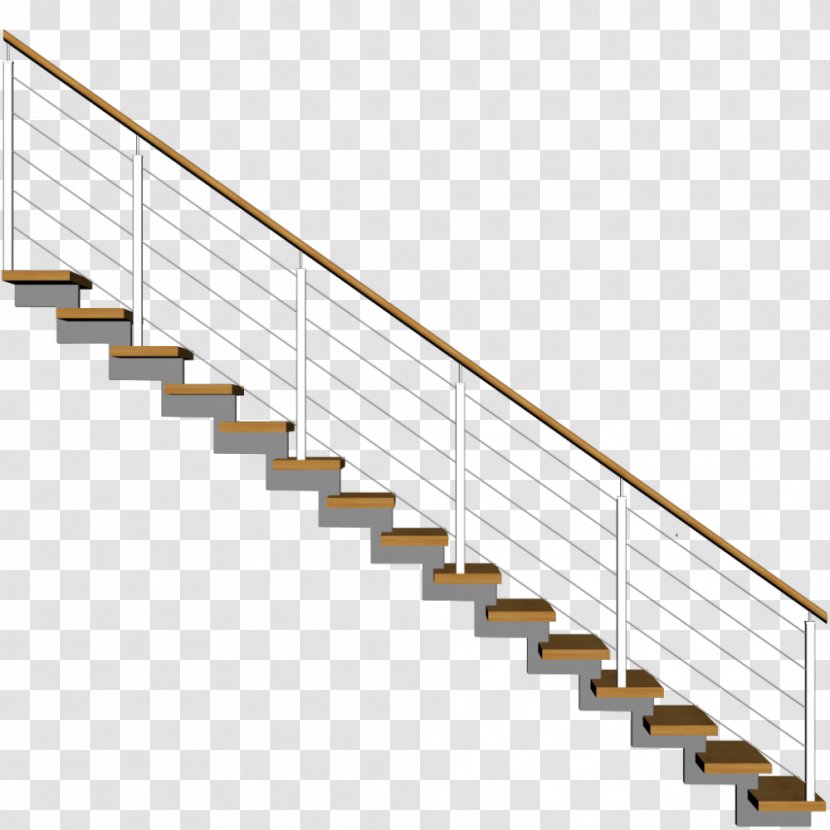 Stairs Handrail Sticker Clip Art - Glass - Stair Transparent PNG