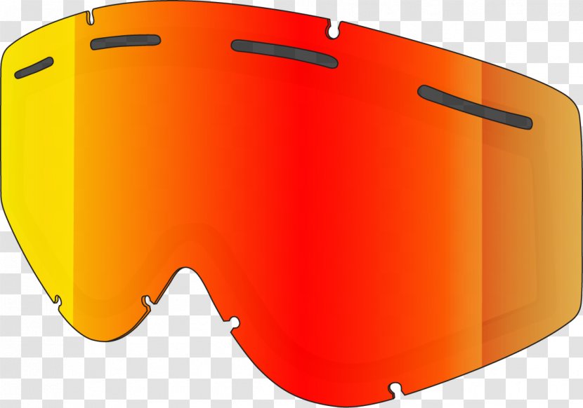 Goggles Glasses Cylindrical Lens - Mirror Transparent PNG