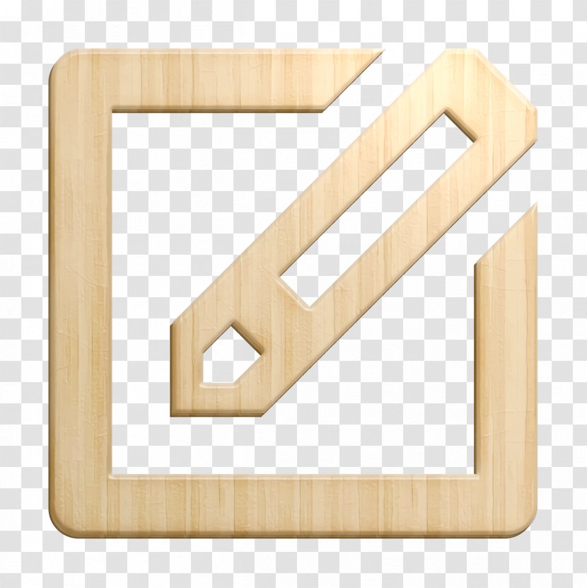 Compose Icon - Beige - Symbol Wood Transparent PNG