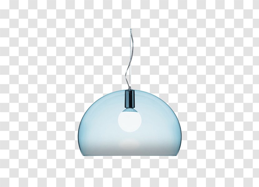 Kartell Plastic Blue Violet - Ceiling - Lamp Transparent PNG