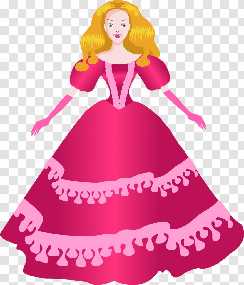 Barbie Cartoon - Pink - Style Costume Design Transparent PNG