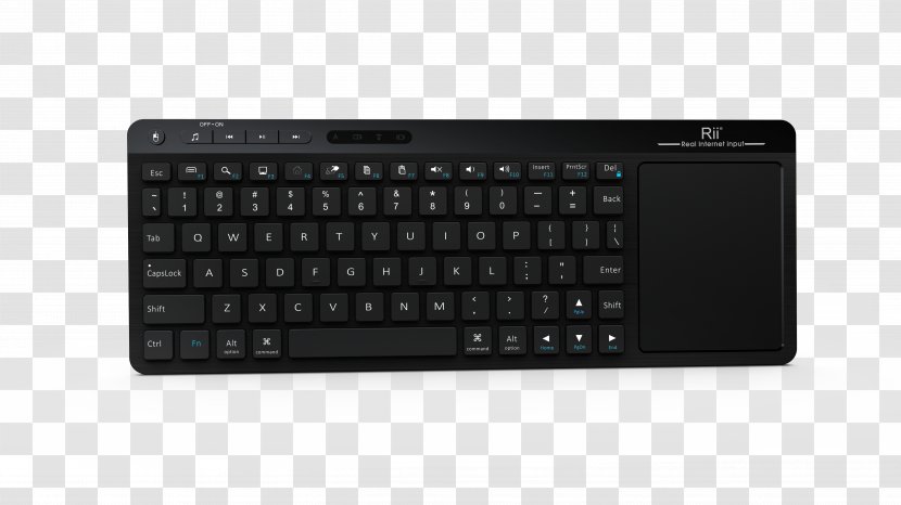 Computer Keyboard Touchpad Logitech K830 Illuminated Wired - Space Bar - Connectline Transparent PNG