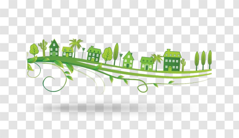Green City Drawing - Resource - Skyline Transparent PNG