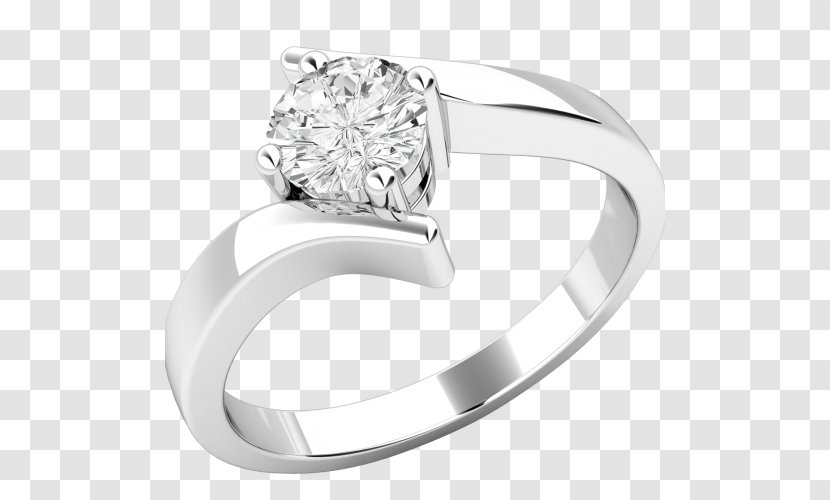 Engagement Ring Gold Diamond - Bezel Transparent PNG