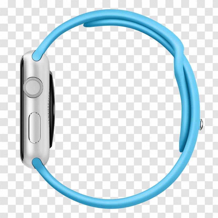 Apple Watch Series 3 2 1 Sport - Headset - Anti-mosquito Silicone Wristbands Transparent PNG